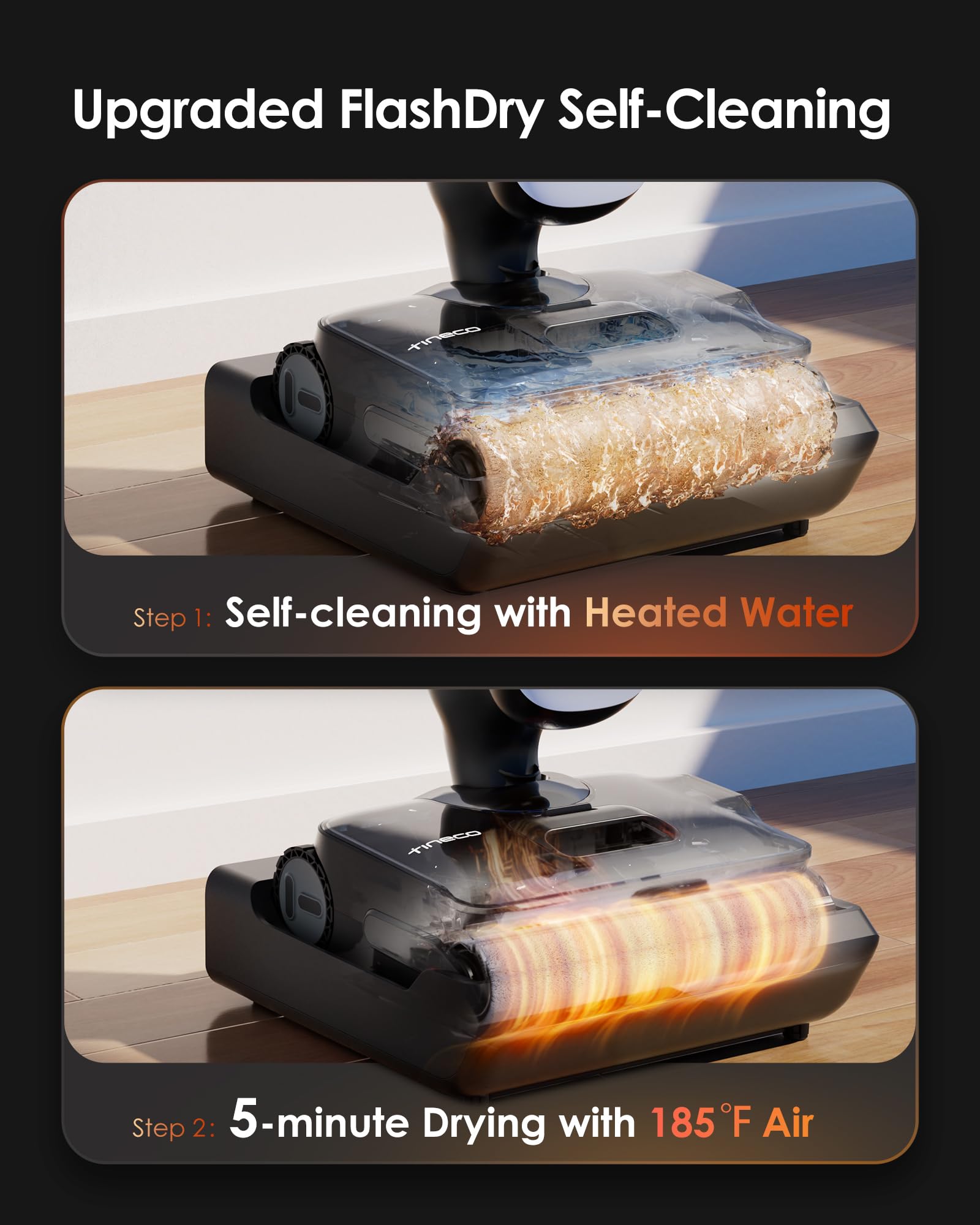 Tineco Floor One S9 Artist maintenance-friendly monthly filter care.