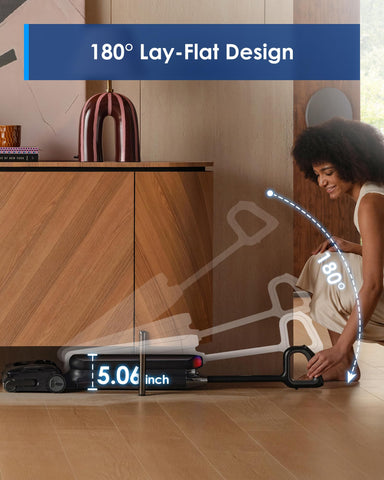 Tineco Floor One S9 Artist Pro 75-minute runtime for extended cleaning