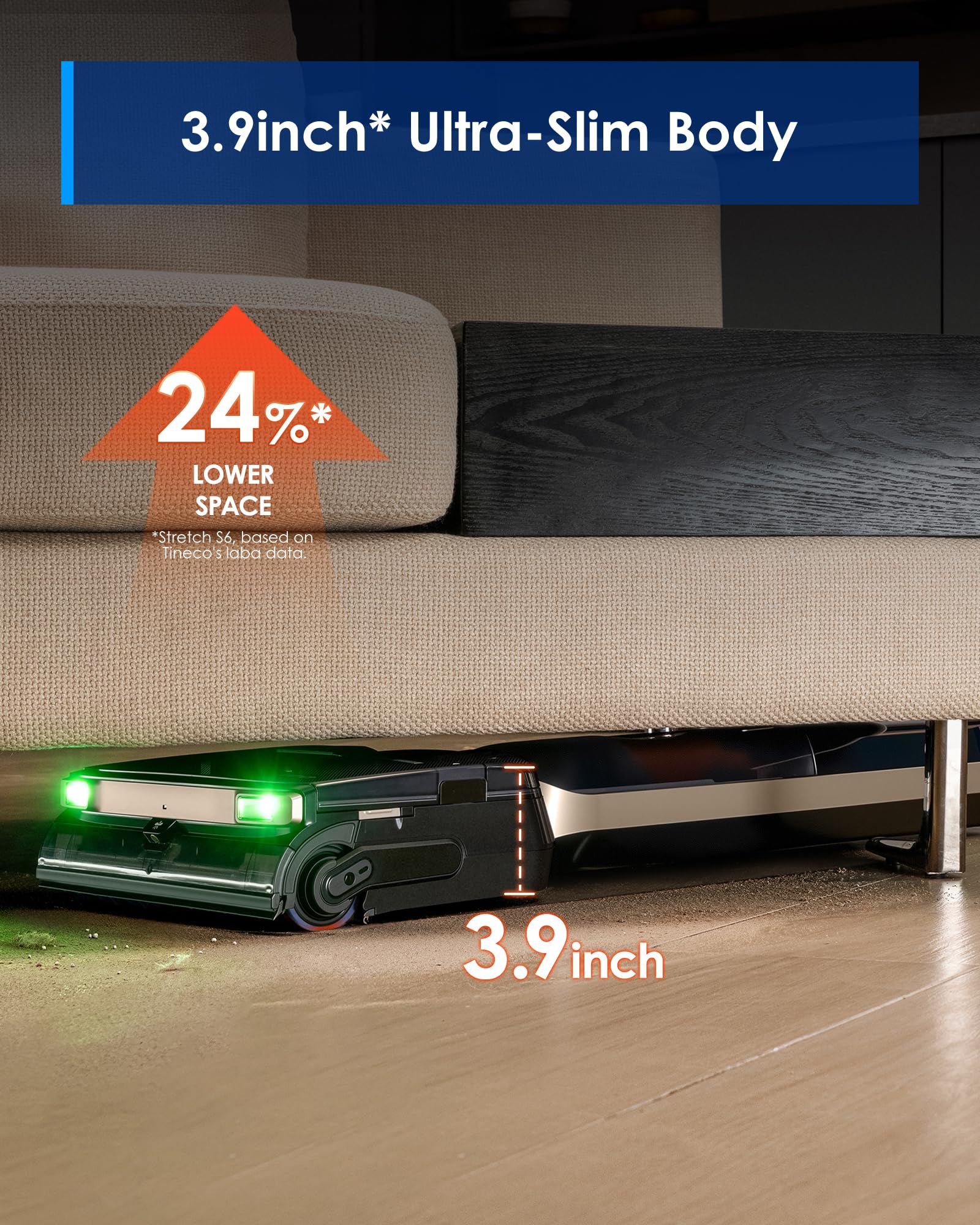 Tineco Floor One S9 Master up to 65 minutes runtime for larger jobs