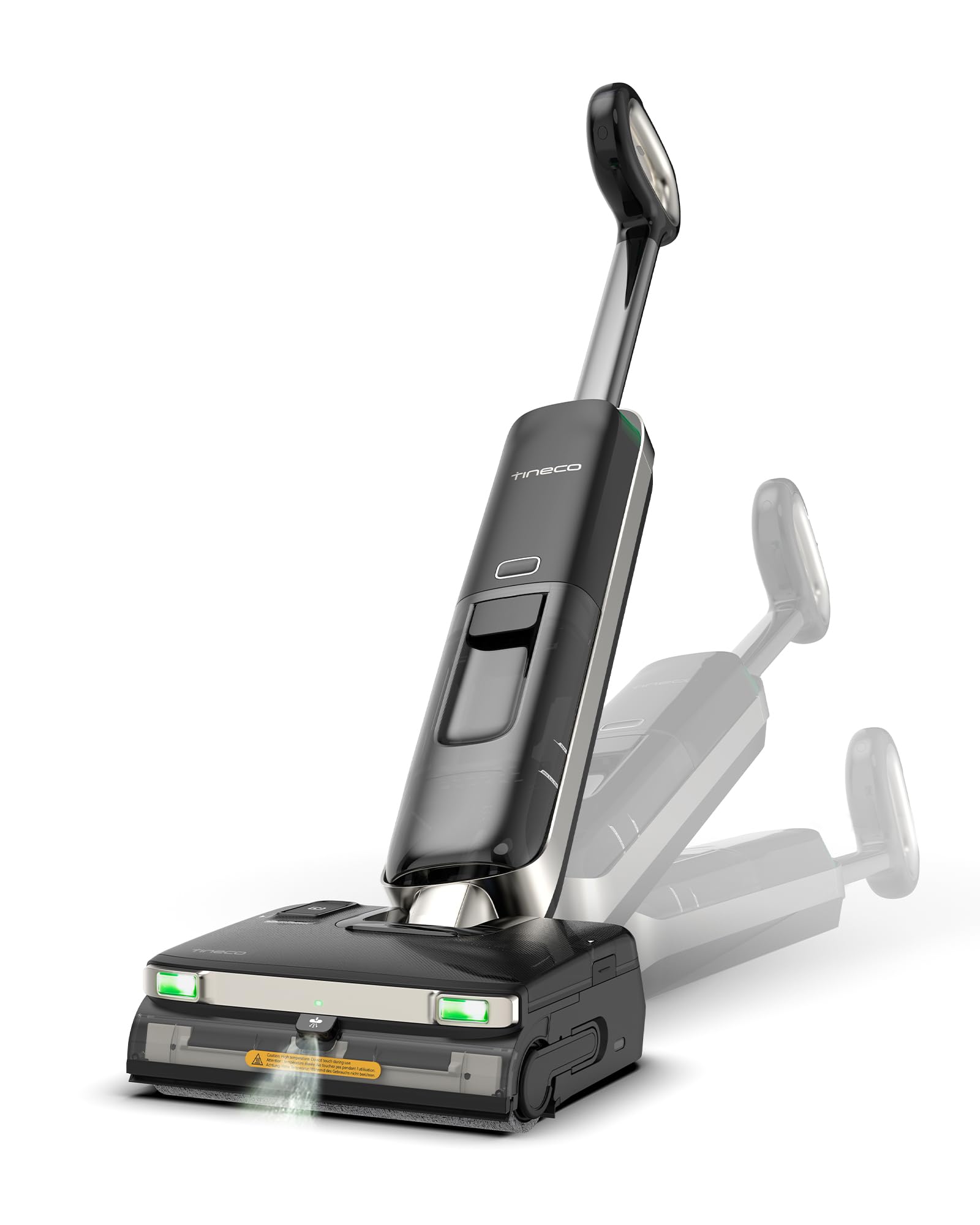 Tineco Floor One S9 Master front view showing slim profile for under furniture cleaning