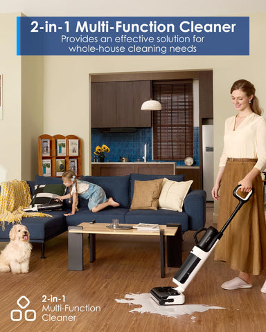 Tineco Floor One Switch i5 Stretch Breeze handheld mode with attachments for corners