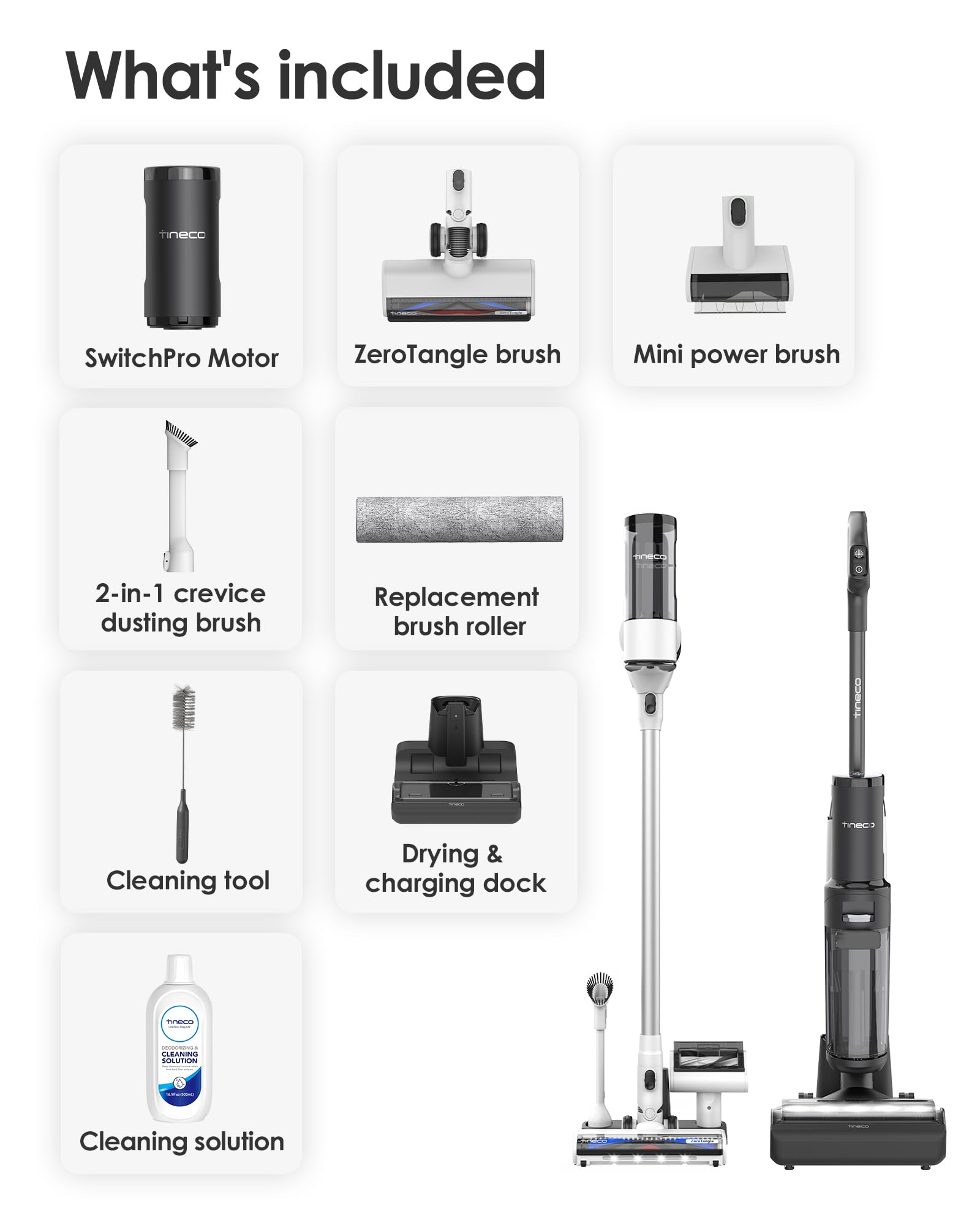 Tineco Floor ONE Switch S7 after-use drying helps reduce odors.