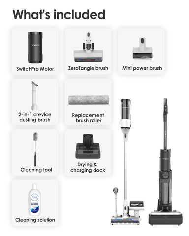 Tineco Floor ONE Switch S7 after-use drying helps reduce odors.