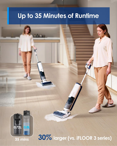 Tineco iFLOOR 5 Breeze cordless design for agile floor cleaning.