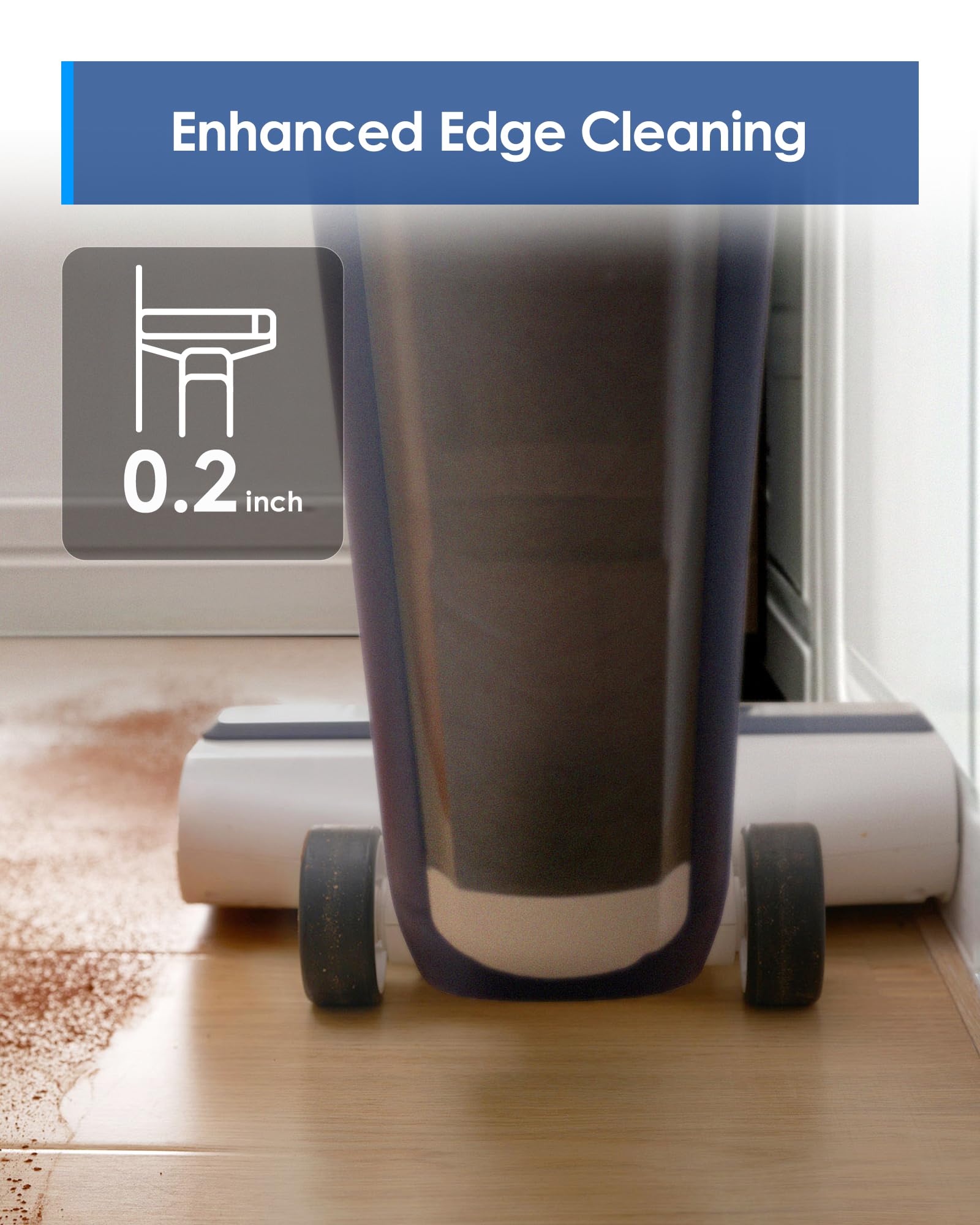 Tineco iFLOOR 5 Breeze dual tanks keep clean solution separate.