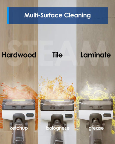 Tineco iFLOOR 5 quick hands-free cleaning with steam