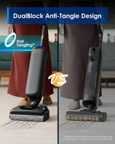 Tineco iLoop Smart Sensor optimizes cleaning efficiency on demand.