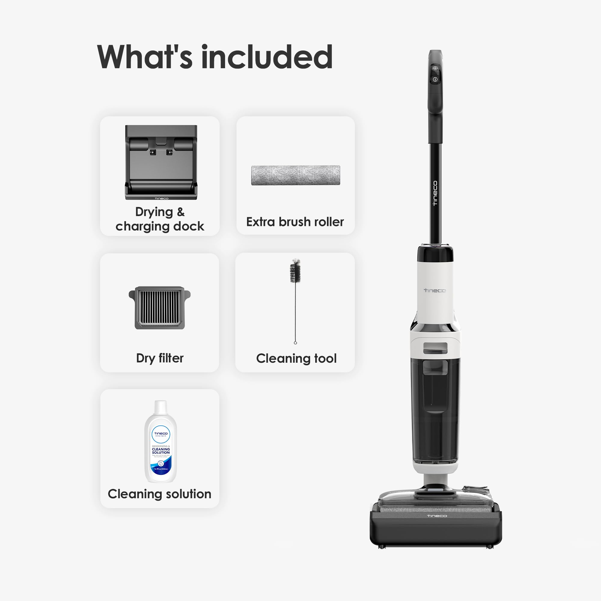 Tineco Stretch S6 offers up to 40 minutes runtime per charge.