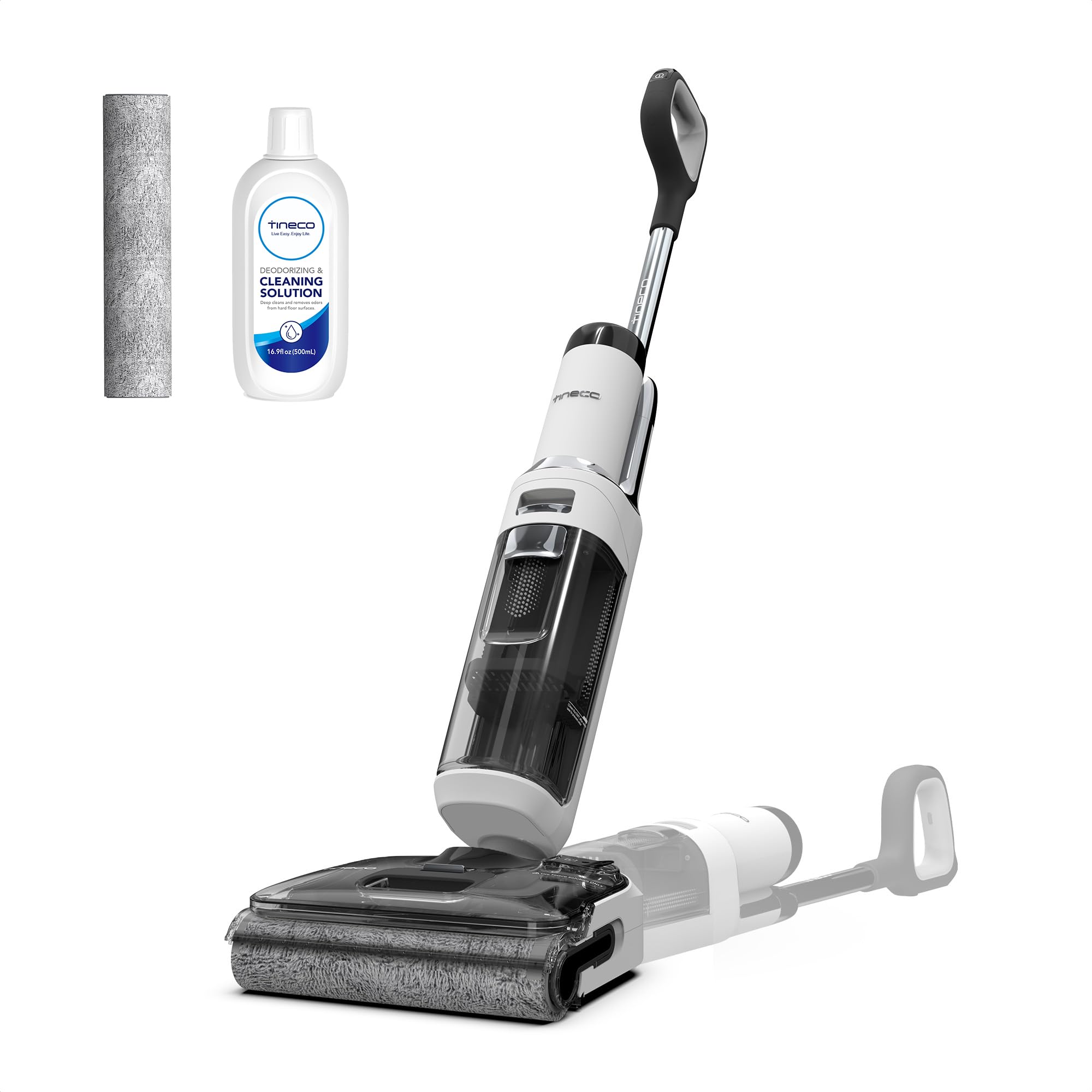 Tineco Stretch S6 lay-flat under furniture for tight-space cleaning.