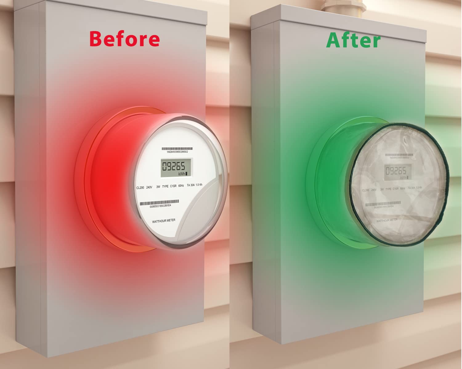 TINGMHUA smart-meter-cover warranty badge signaling reliable after-sales support