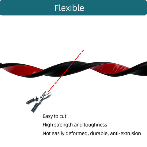 Cross-section of Tintvent D Shape EPDM seal reveals dense foam core