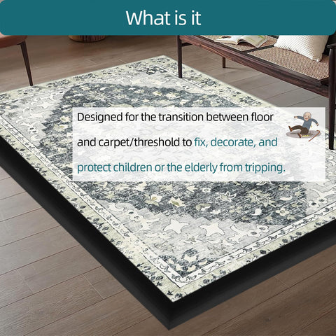 Tintvent door-threshold transition strip protects transitions and helps prevent trips