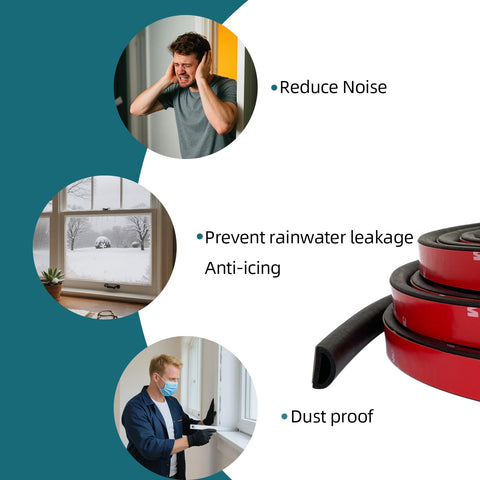 Tintvent seal on a garage door reduces drafts and noise