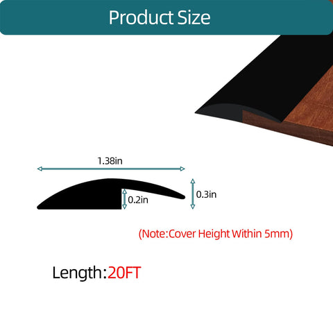 Tintvent self-adhesive rubber edge trim with strong grip reduces gaps