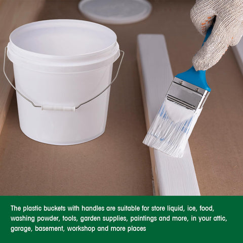 Tioncy multi-purpose bucket set suitable for tools, paints, and cleaning supplies