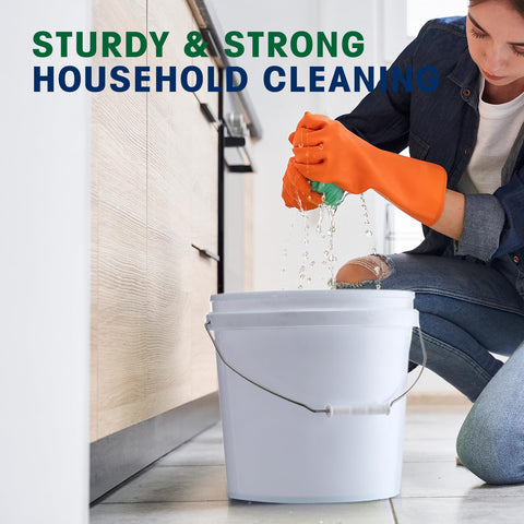 Tioncy portable 2-gallon bucket with ergonomic handle for easy carrying