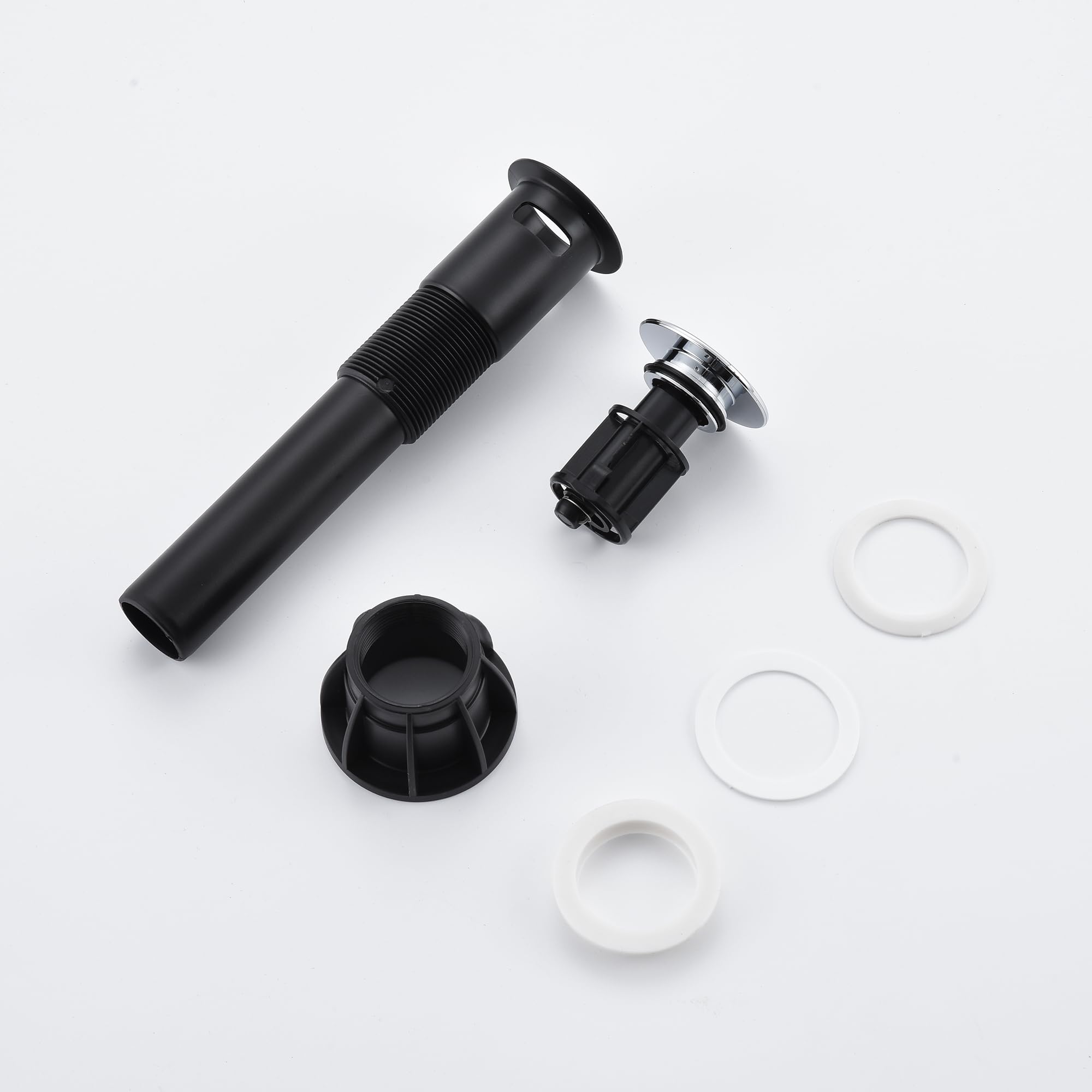 TIORIY pop-up drain showcasing durable ABS construction