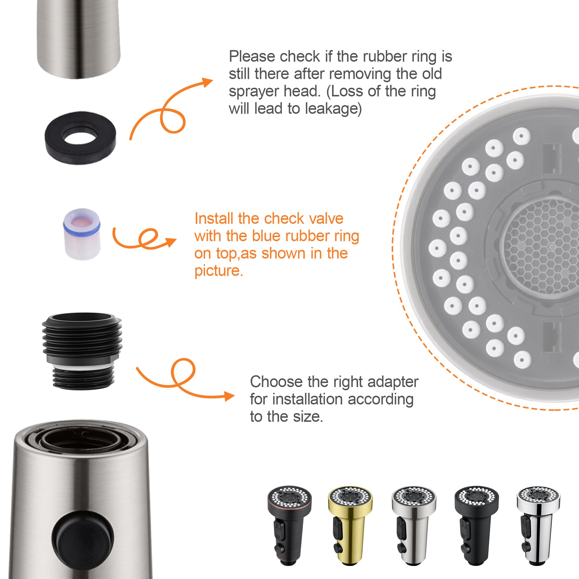 TIORIY blade spray mode delivers powerful residue flush
