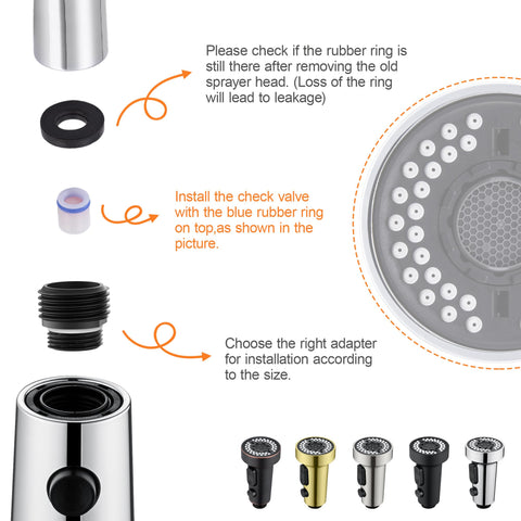 TIORIY aerator removal tool included for simple maintenance.
