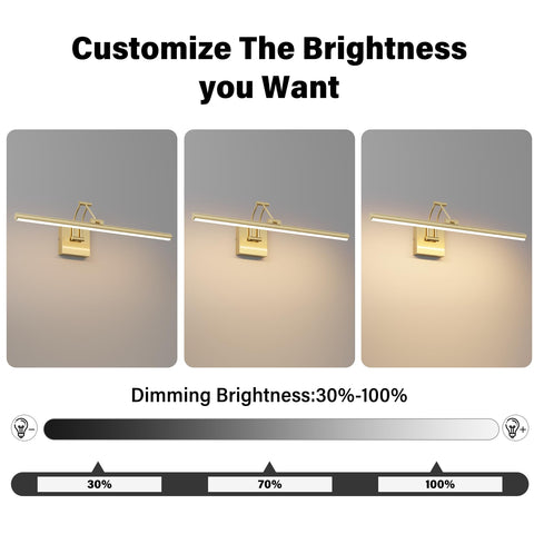 Tipace 270-degree adjustable direction for precise lighting.
