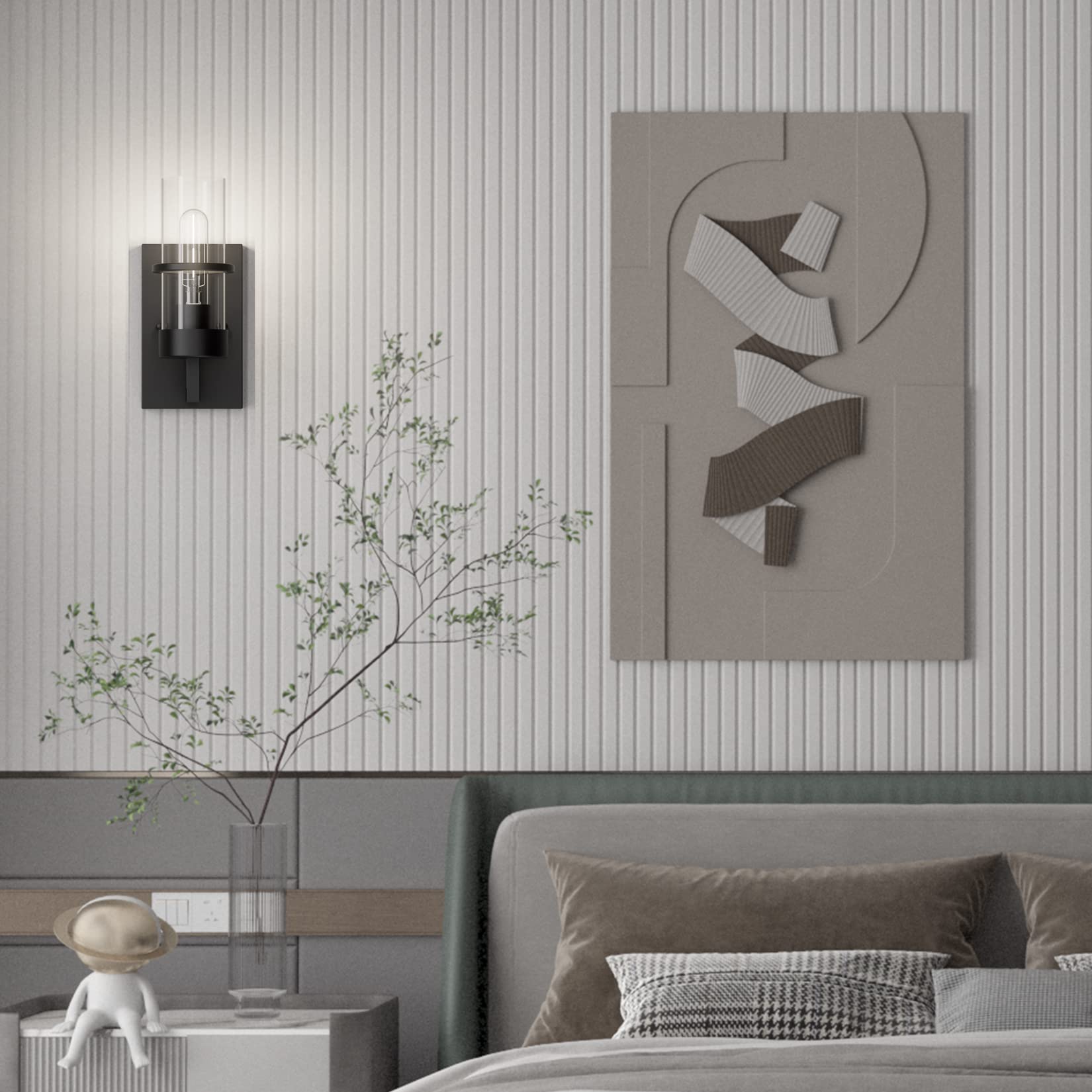 Tipace hardwired vanity light suitable for kitchen or hallway