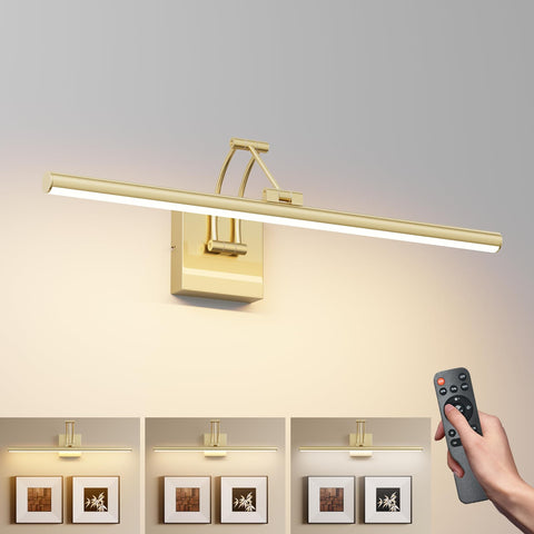Tipace picture light remote control for easy brightness and timer settings.