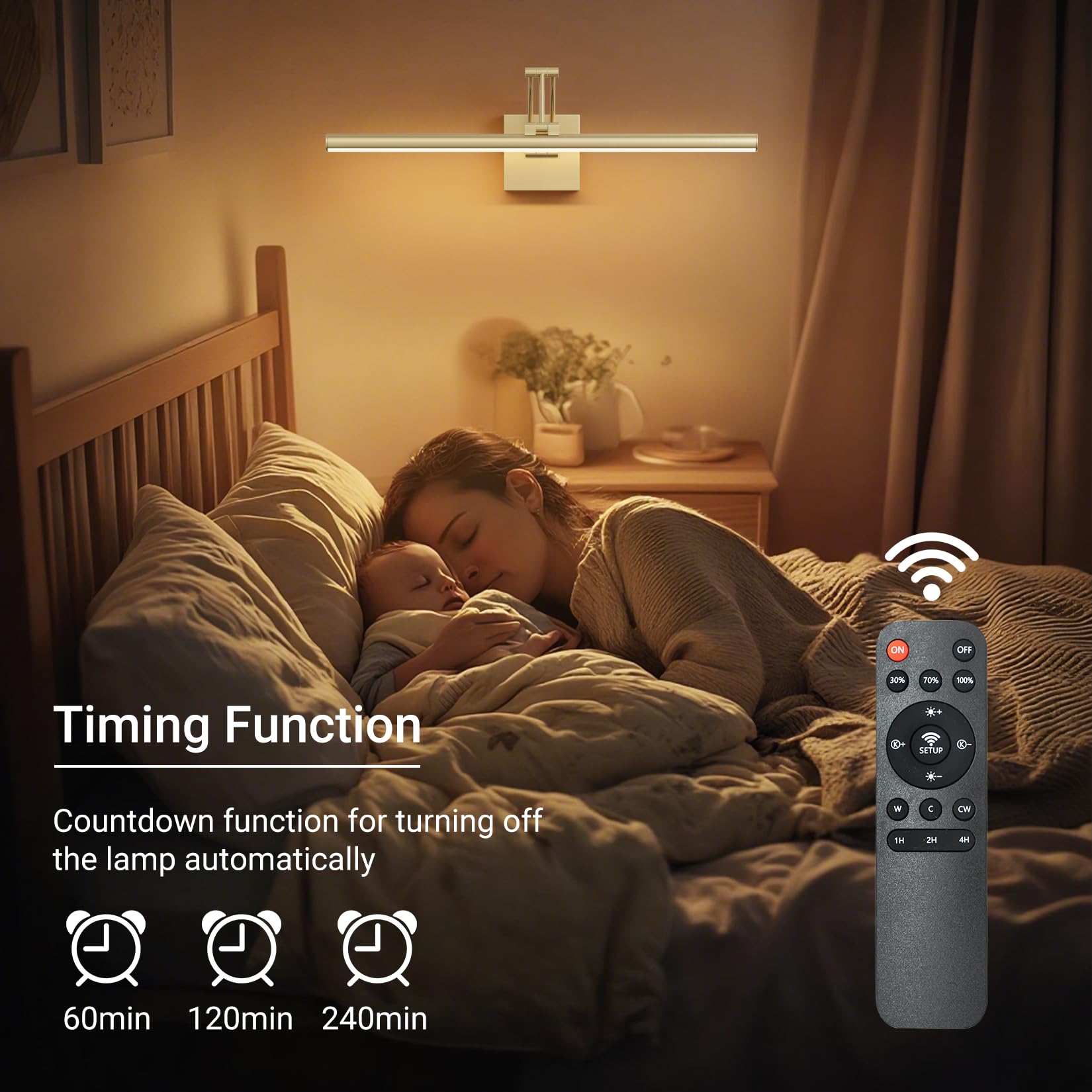 Tipace timer function for automated lighting control.