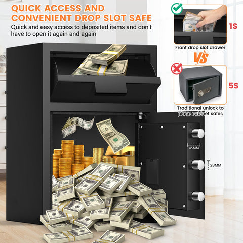 Tiskgg 2.8 cu ft interior view with organized storage and protection