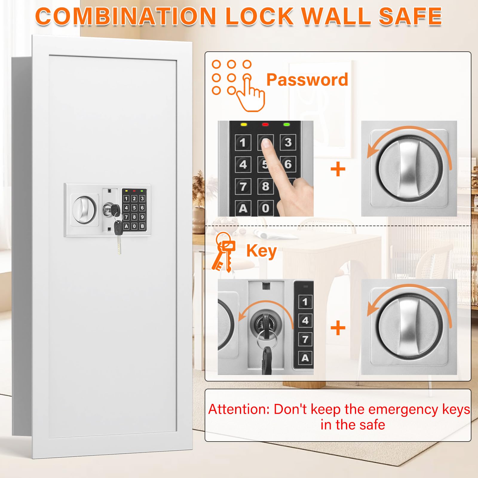 Tiskgg heavy-duty steel construction provides durable, tamper-resistant protection