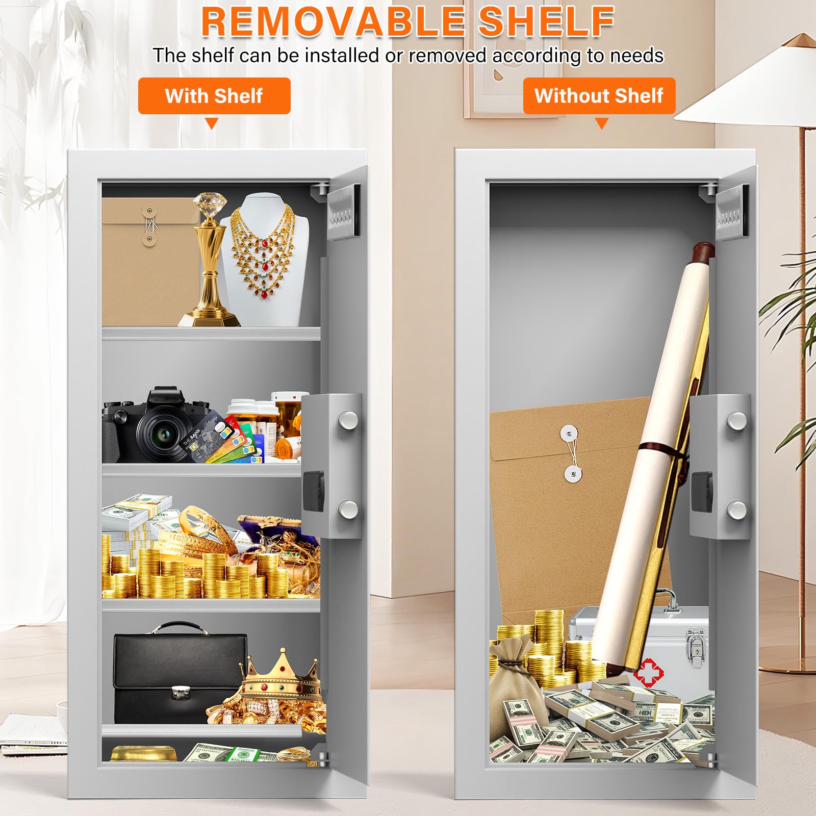 Tiskgg hidden false bottom compartment adds extra secure storage