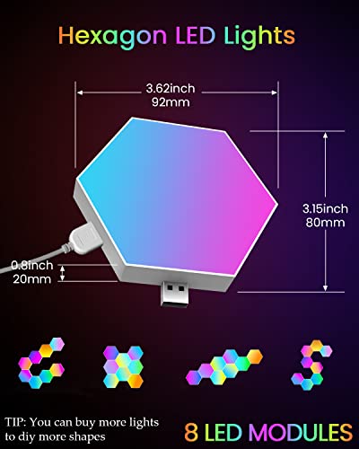 TISOFU Hexagon Lights free-design showcases modular expansion and layout freedom