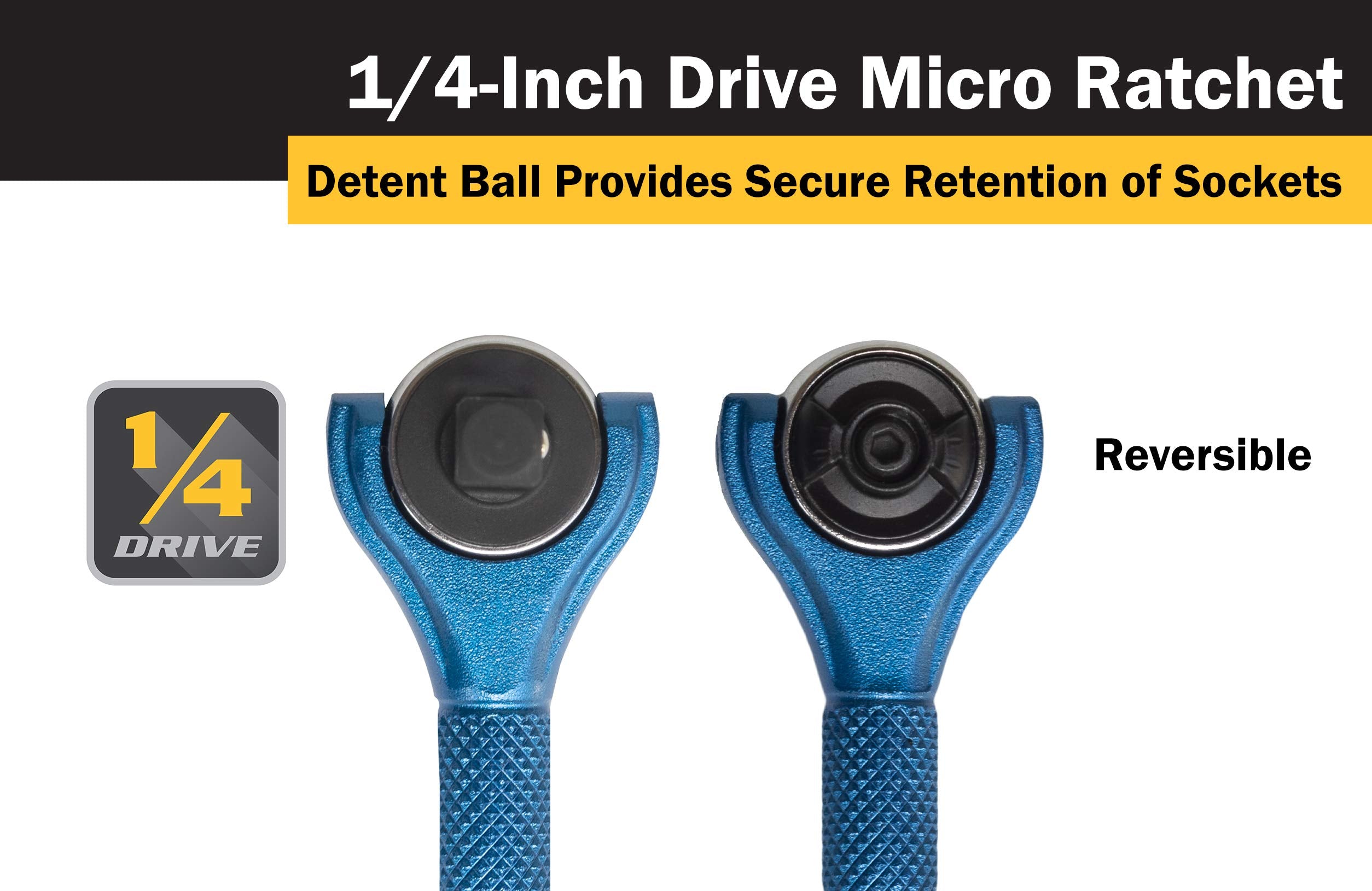 Titan 11316 90-tooth ratchet provides precise, small-sweep operation in cramped spots.