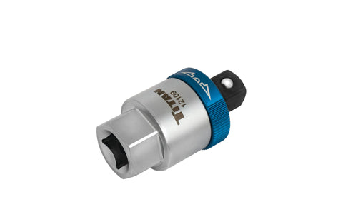 Titan 12109 ratcheting breaker adapter handle for comfortable reach in tight spaces.