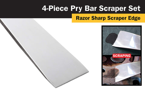 Titan 17009 angled-edge pry bar for pulling apart walls and tight gaps.