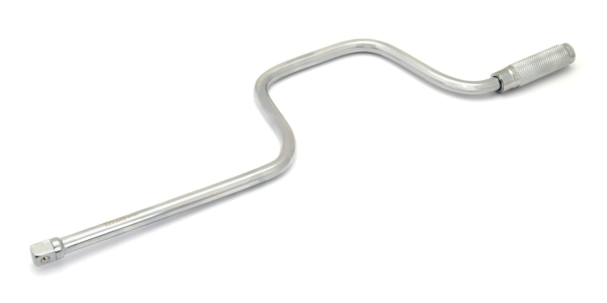 Titan 68103 speeder handle with large bend for rapid socket rotation