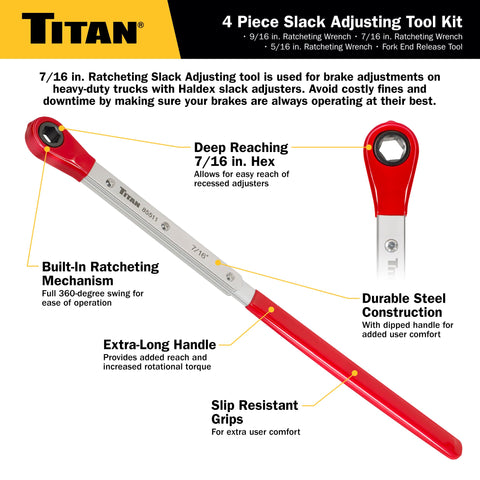 Titan 85569 360-degree ratcheting wrench for full swing