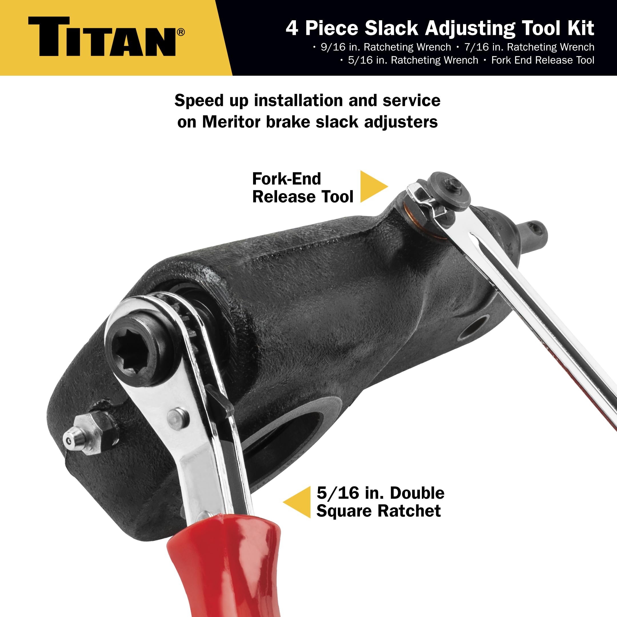 Titan 85569 XL 7-16in slack wrench delivering fast installation access