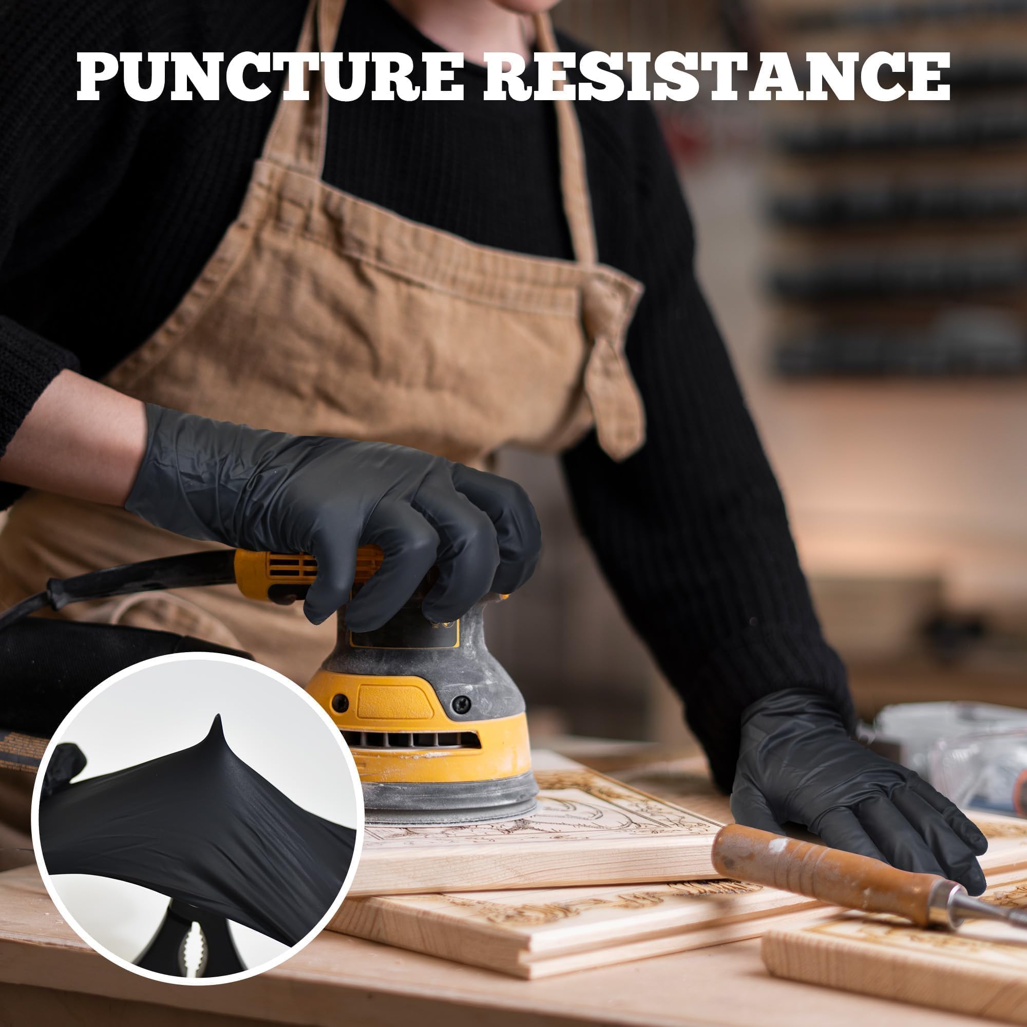 TitanFlex barber and painting gloves for dexterity and splash protection.