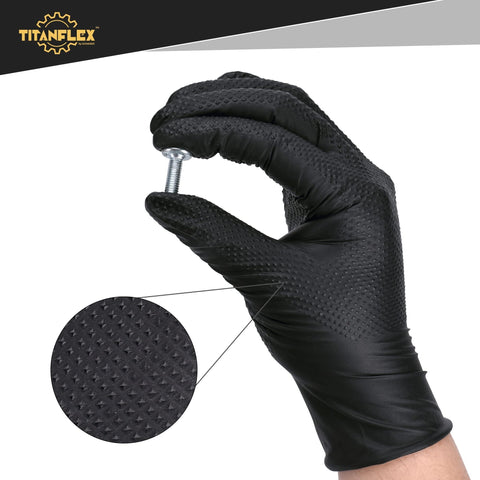 TitanFlex box of 100 gloves for convenient, ready-to-use supply.