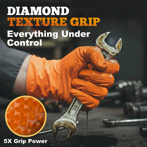 TitanFlex latex-free nitrile gloves reduce latex allergy concerns during tasks