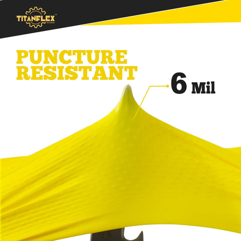 TitanFlex latex-free nitrile gloves for sensitive skin and safe handling