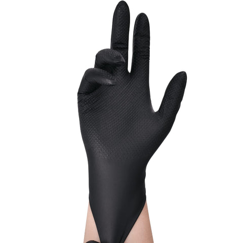 TitanFlex nitrile gloves powder-free for clean, comfortable handling.
