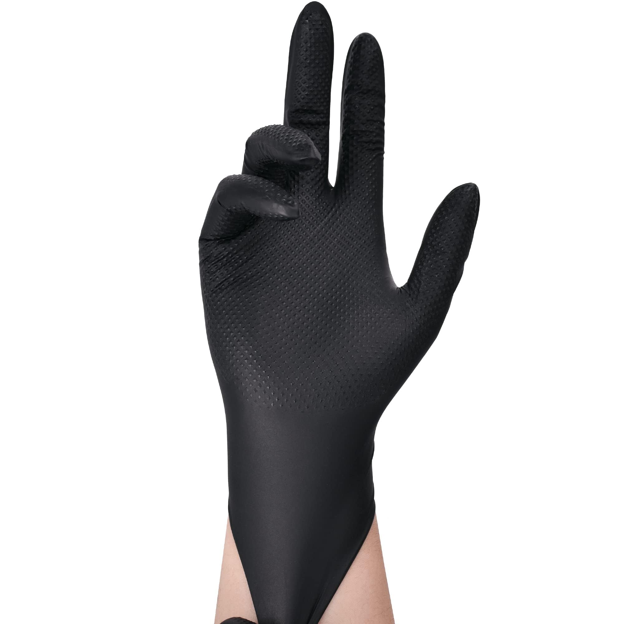 TitanFlex powder-free latex-free nitrile gloves designed for clean use in workshops and kitchens.