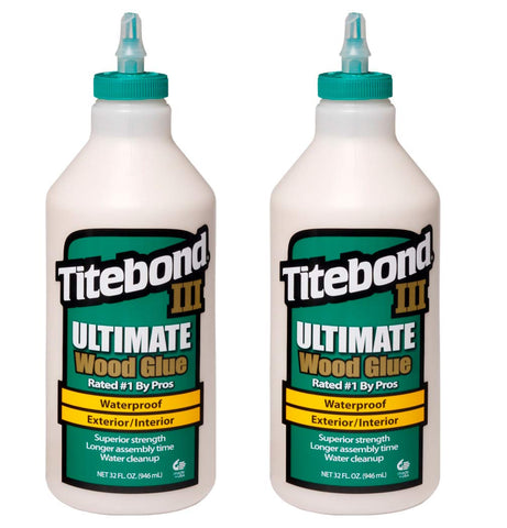 Titebond 1415 III bottle of wood glue ideal for interior and exterior projects