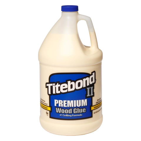 Titebond 5006 II Premium Wood Glue gallon label for exterior projects