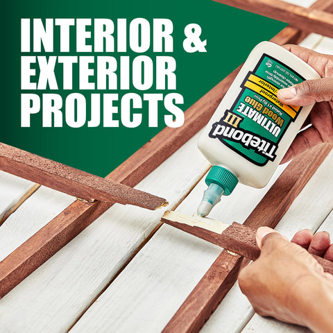 Titebond III Ultimate Wood Glue sanding edge that sands without softening.