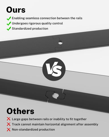TITECK matte finish hardware enhances a modern look and durability