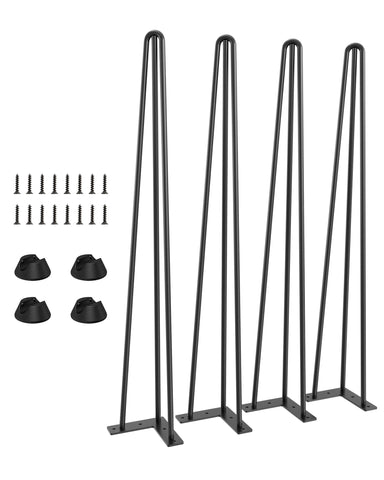 TITECK hairpin table legs 28 inch elevate DIY furniture with a sturdy industrial look.