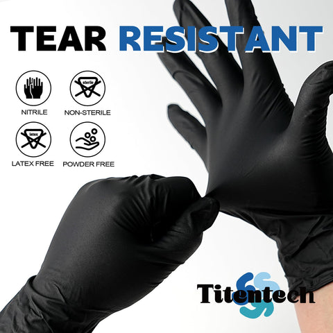 Titentech gloves with textured fingertips for secure grip in wet conditions.