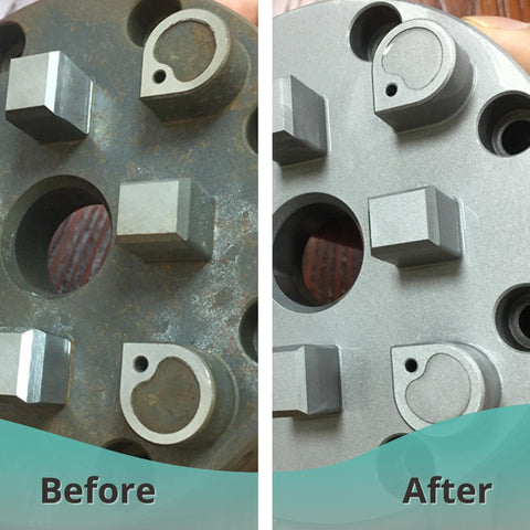 TITGGI 80-grit aluminum oxide blast media safe for glass and ceramic surfaces with controlled abrasion.